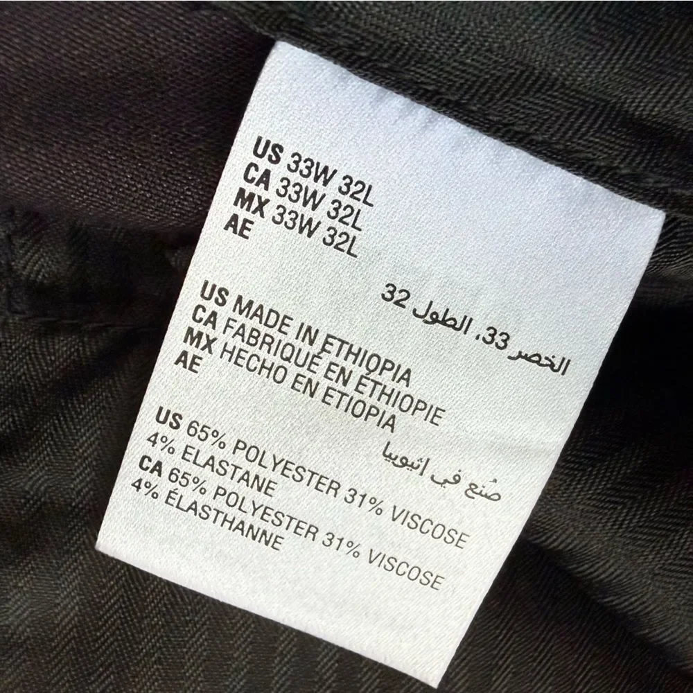 INC Men's 33x32 Dress Pants Deep purple / plum color pressed straight leg